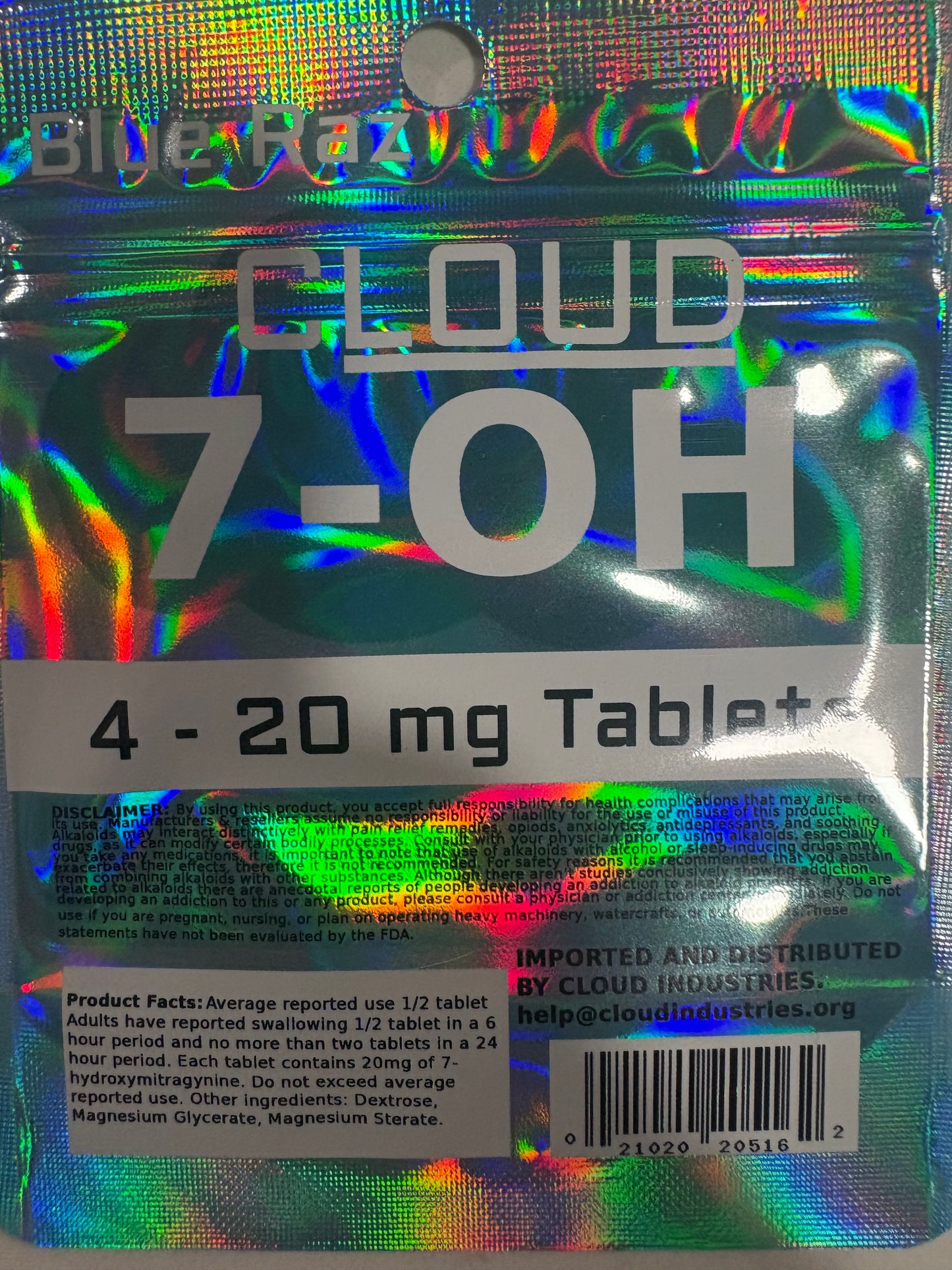 (While supplies last) 7 OH Tablets