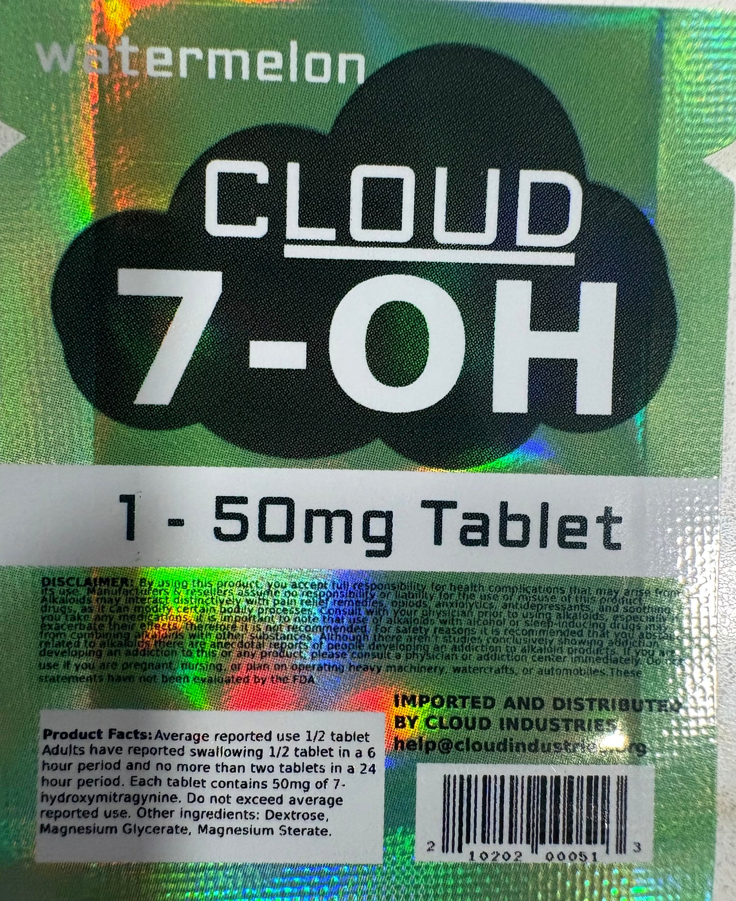 (While supplies last) 7 OH Tablets