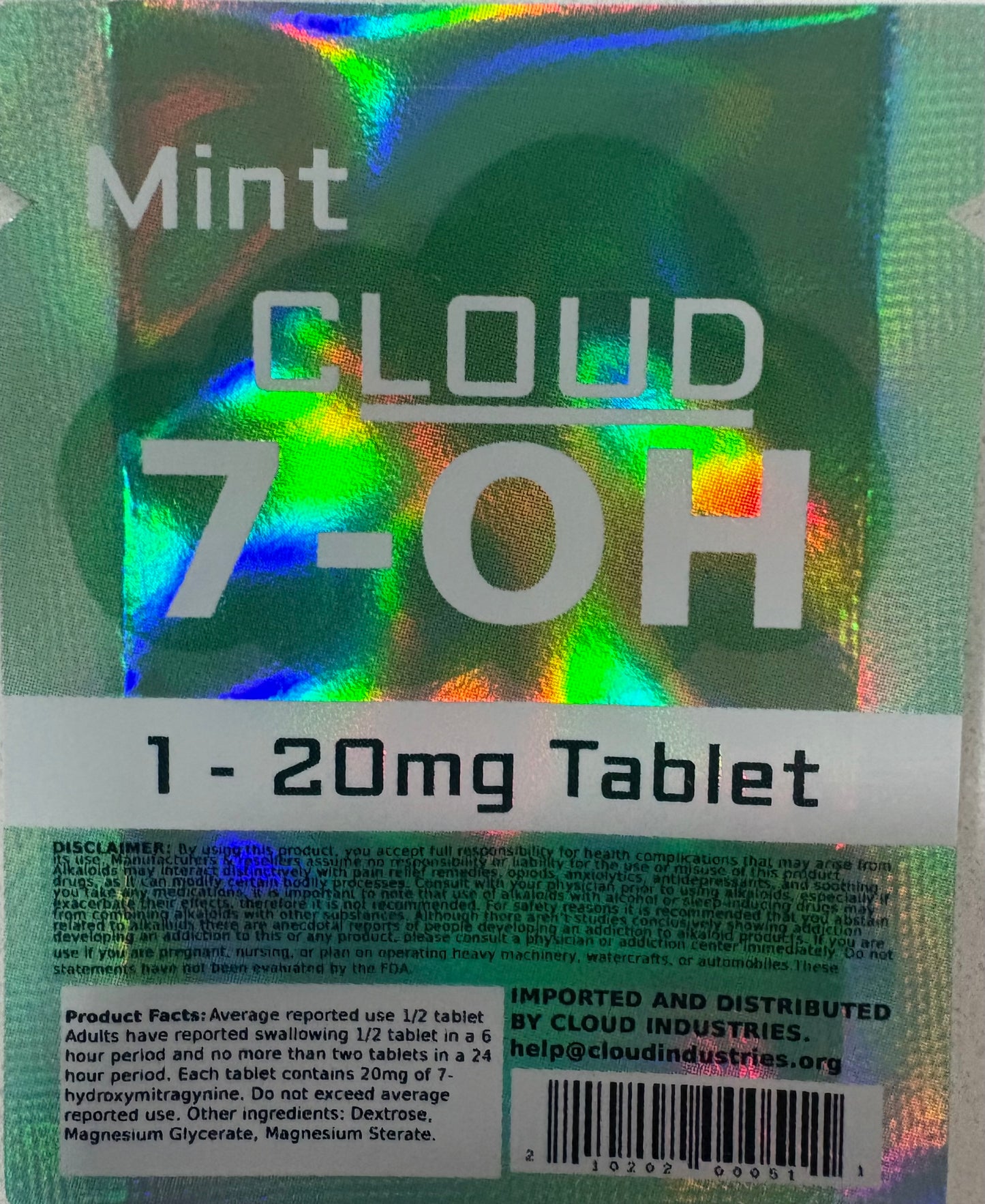 (While supplies last) 7 OH Tablets
