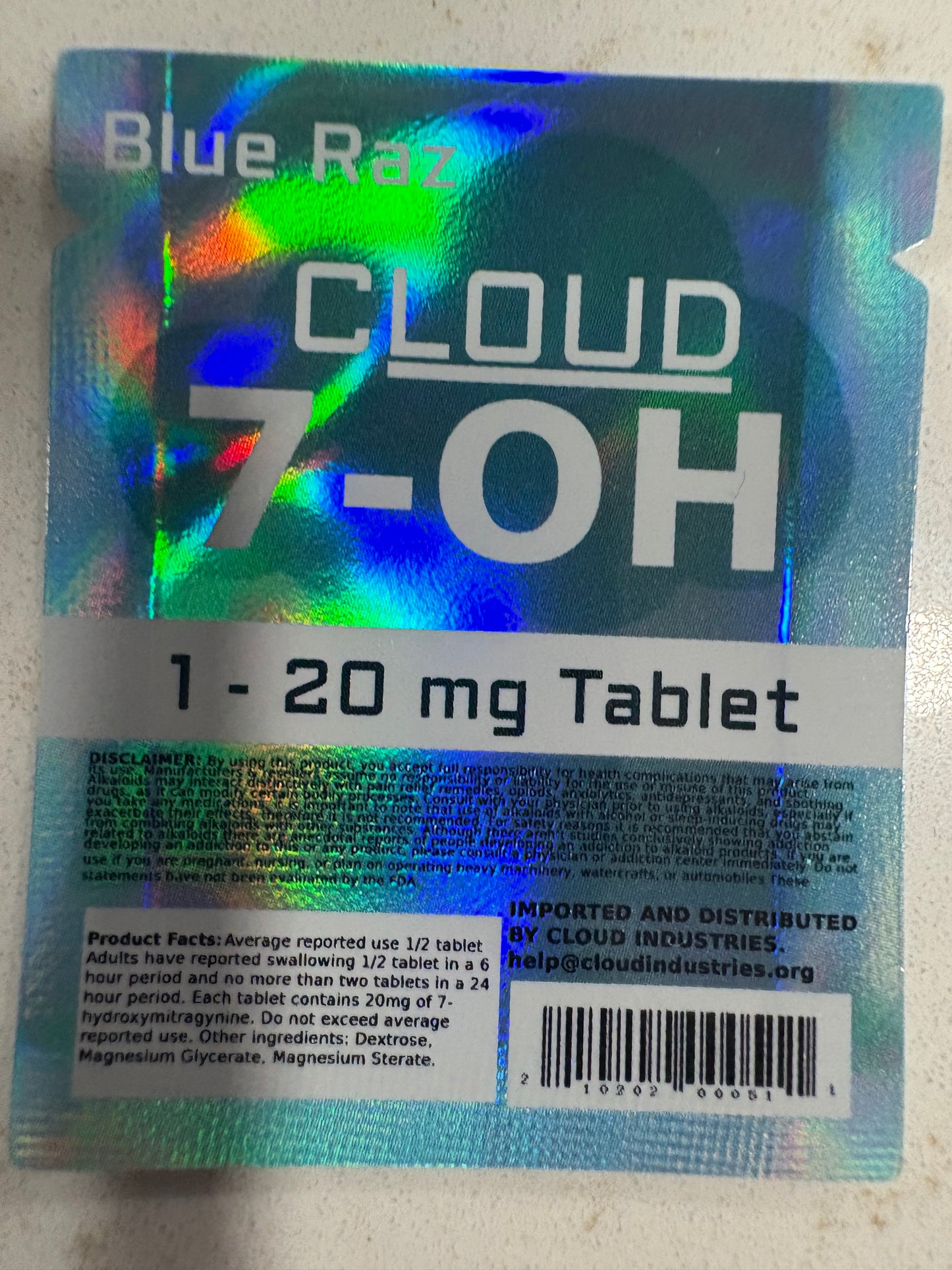 (While supplies last) 7 OH Tablets