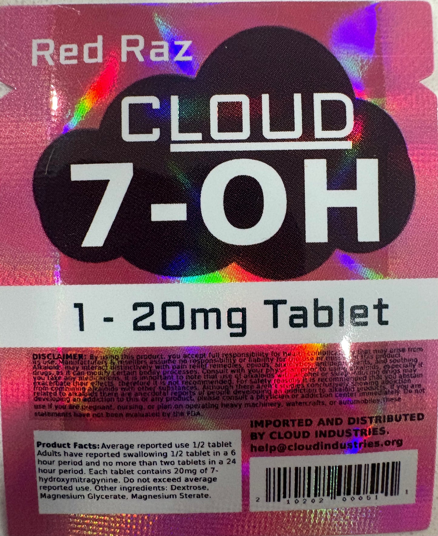 (While supplies last) 7 OH Tablets