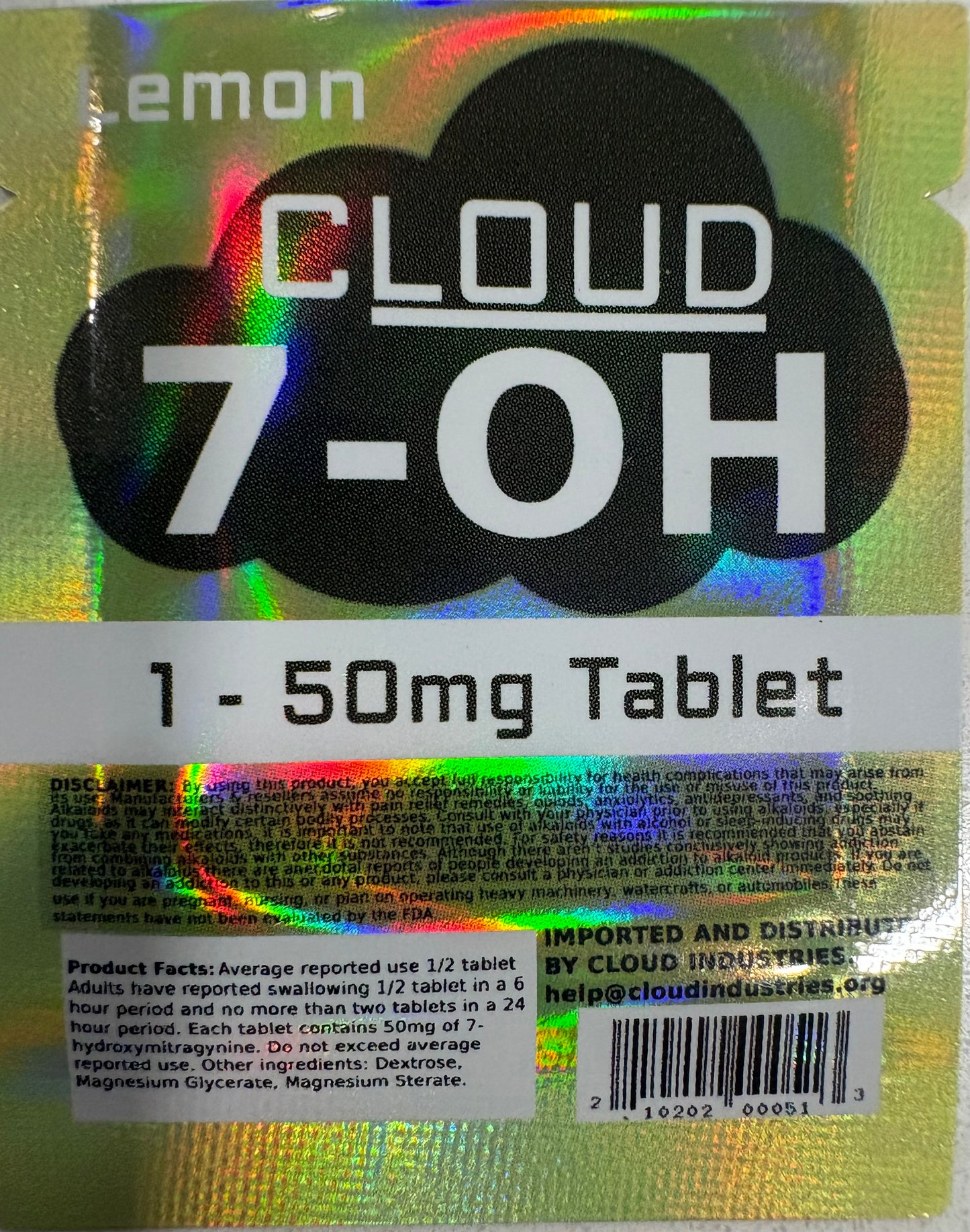 (While supplies last) 7 OH Tablets