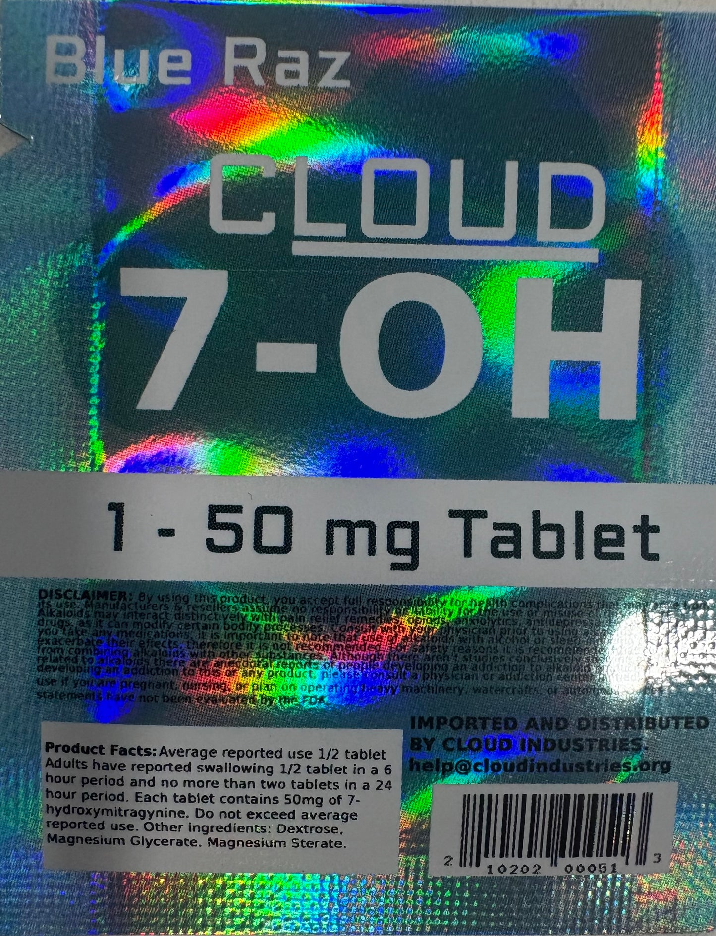 (While supplies last) 7 OH Tablets