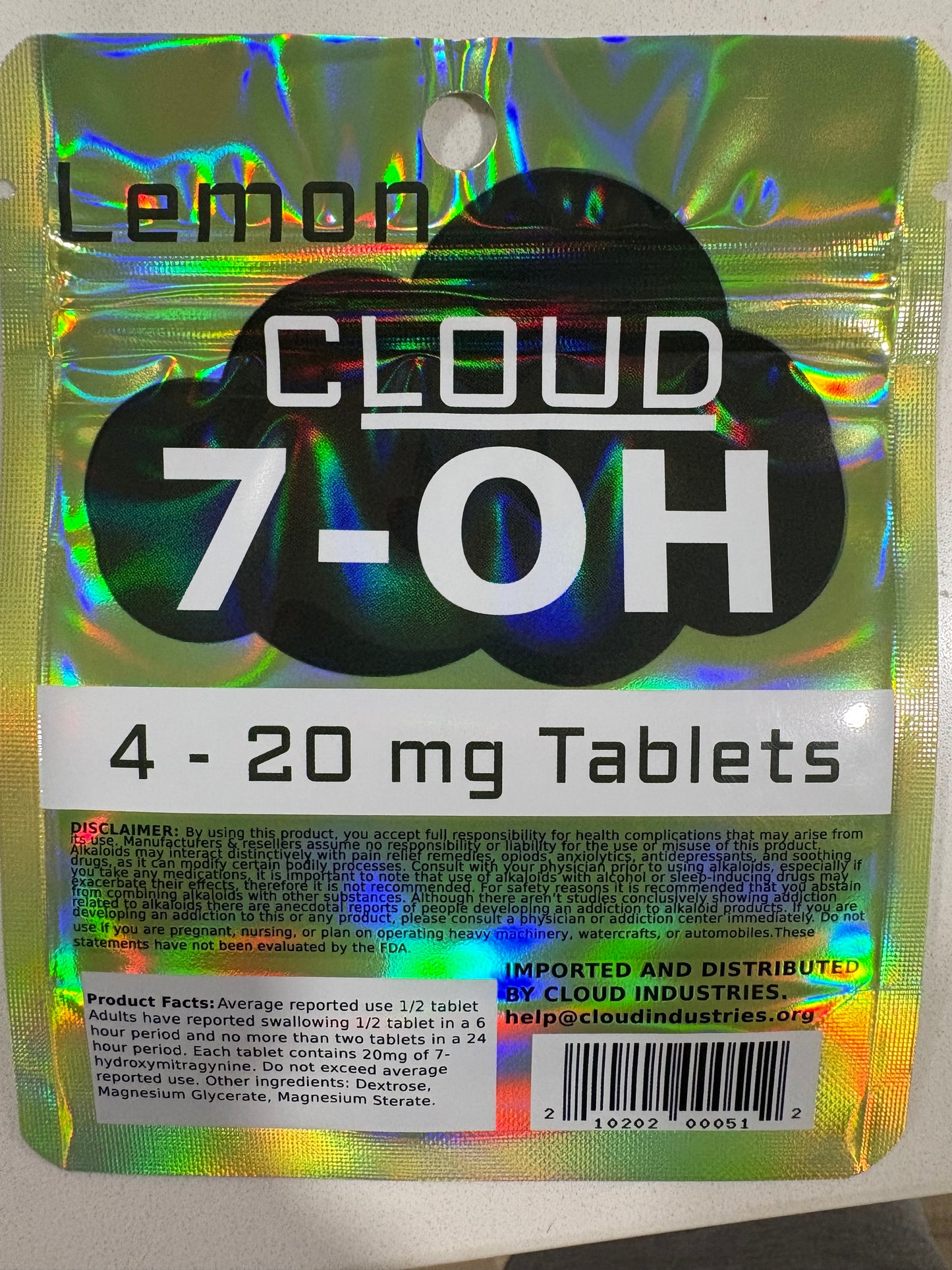 (While supplies last) 7 OH Tablets