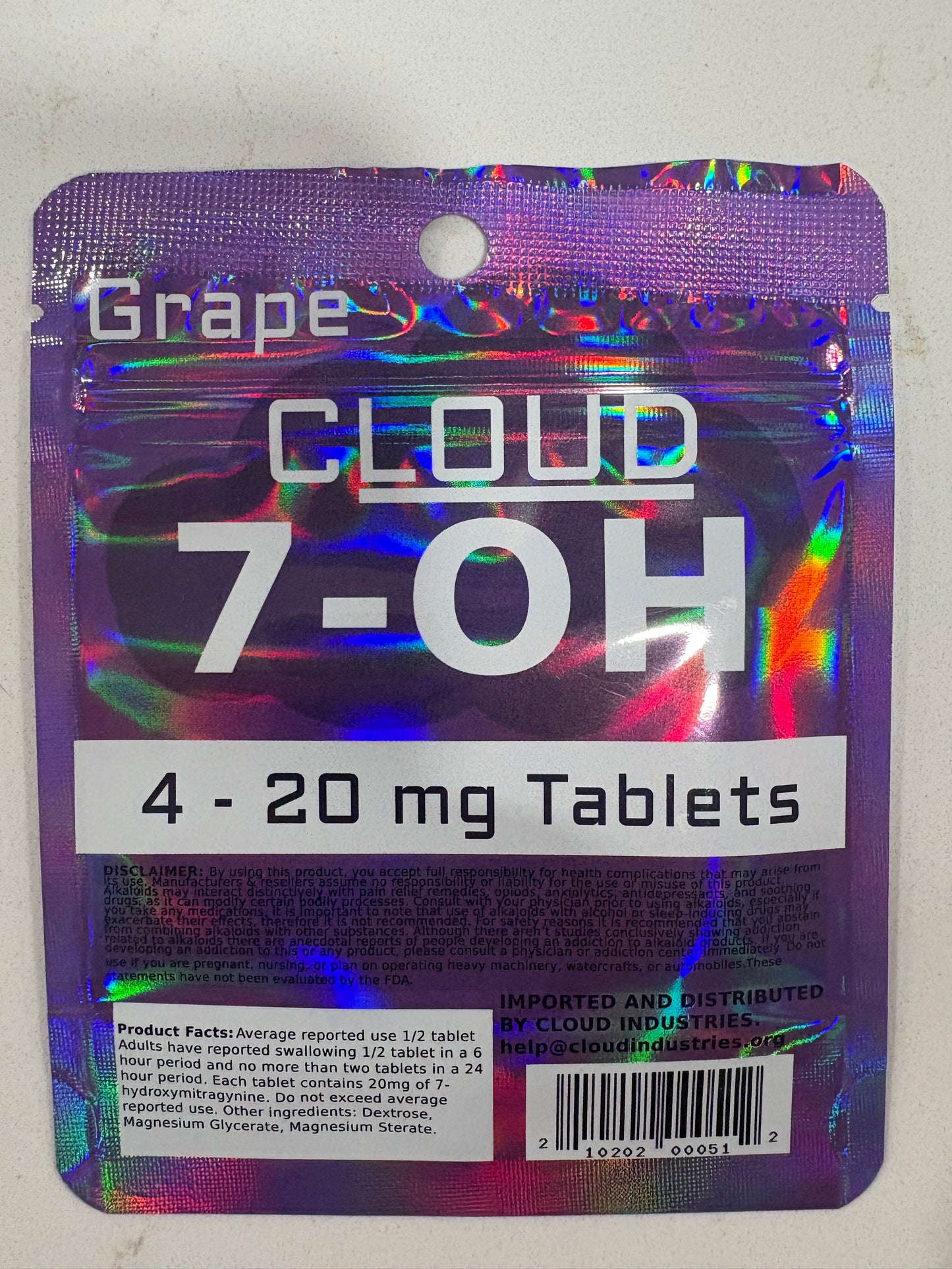 (While supplies last) 7 OH Tablets